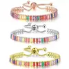 Pulsera de Tenis con Diamantes Negros de Zirconia Completos Hip-Hop Transfronteriza para Hombres y Mujeres, Pulseras Redondas y Rectangulares, Venta al por Mayor Caliente Transfronteriza