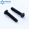 Tornillos de Alta Resistencia con Cabezas Semiredondas, Cuadrado Interior Hexagonal, Pernos Anillo de Elevación M4 de Acero al Carbono, Tornillos Autoperforantes de Rosca Manual para Máquina, Tornillos Avellanados con Punta de Taladro