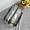 Bolsa Transparente Impermeable de PVC con Cremallera, Mochila Personalizada de Plástico para Cosméticos, Bolsa de Cosméticos, Bolsa de Aseo para Playa y Viaje al por Mayor