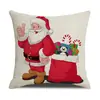 Funda de Almohada Cómoda y Amigable con la Piel Estilo Navideño Árbol de Navidad Linda para Hogar Dormitorio Oficina Respaldo Cojín de Sofá
