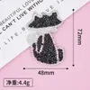 Parche de tela para perro con pedrería para mascotas, elegante y moderno, con malla de adhesivo termofusible de resina para ropa, bolsos, zapatos y sombreros DIY