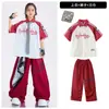 Roupas Infantis da Moda para Street Dance Meninos e Meninas Estilo Hip Hop Conjunto de Fantasias para Performance Juvenil Roupas de Performance Incríveis para Ruas