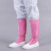 Zapatos Libres de Polvo Antiestáticos Botas Altas Caña Larga Cuero Malla Abierta Lona Transpirables Limpios Taller Libre de Polvo Zapatos de Trabajo para Hombre y Mujer