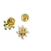 Brincos Novos Tangjia Transfronteiriços, Modernos e Luxuosos, Pérolas Pequenas Cheias de Diamantes, Letras Duplo t, Brincos Geométricos de Losango