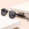 2025 novos óculos de sol ovais transfronteiriços amazon lentes quentes redondos metal óculos de sol da moda homens e mulheres