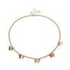 Collar con colgante de mariposa Harajuku japonés y coreano para mujer, gargantilla dulce europea y americana, collar de cadena de clavícula, joyería adelgazante para el cuello