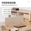 Escritorio de Oficina para una Persona con Cajón, Estación de Trabajo Simple Moderna para Personal, Escritorio Financiero, Escritorio para Computadora de Personal, Juego de Escritorio y Silla de Oficina