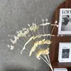 Ramo de Plantas Verdes Artificiales con 16 Tallos de Hojas de Dinero y Eucalipto Arreglo Floral de Boda con Accesorios para Arreglos Florales Planta Verde Exportación al por Mayor