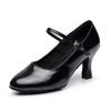 Zapatos Básicos de Tacón Medio para Danza Moderna para Mujer Adulta, Zapatos Cuadrados de Suela Blanda, Zapatos Plateados para Escenario para Mujer, Zapatos Rojos Latinos