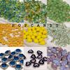 Esmalte checo importado vintage dorado gota de agua estrella Navidad cuentas antiguas DIY teléfono móvil cadena pendientes collar cuentas