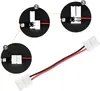 Fita de LED flexível monocromática 10MM 2p fivela sem solda de cabeça dupla cabo monocromático de cabeça dupla sem solda 5050
