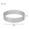 Herramientas para Hornear Anillo Redondo para Mousse con Agujeros Anillo para Tarta Francesa Molde para Tarta de Arroz con Queso Anillo para Tarta Utensilios para Hornear