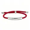 Pulsera de acero inoxidable con logo grabado transfronterizo de Amazon, pulsera de acero de titanio grabable con láser, pulsera tejida pequeña para regalo DIY
