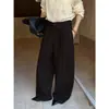Calça Saca-Rolhas Relaxada Solta Estilo Old Money ICCIICC com Cós de Designer Calça Casual para Mulheres, Novo Modelo Outono 2433