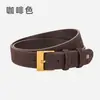 Cinturón de Piel Genuina de Vaca Transfronterizo para Mujer, Estilo Retro Clásico Versátil de Gama Alta, Adecuado para Pantalones Casuales y Jeans, Cinturón para Mujer