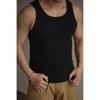 Estilo Americano Retro Hilo Elástico Algodón Chaleco Delgado Sin Mangas Camiseta Base Camisa Deportiva Absorbente de Sudor Chico Duro Fitness Hombres Verano