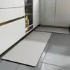 Tapete de Piso de Cozinha Absorção de Água e Óleo Antiderrapante Resistente à Sujeira Tapete Doméstico Tapete Longo Sem Lavagem e Apagável Impermeável e à Prova de Óleo Tapete para Pés