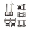 Conector de Cadena Industrial Enlace Conector Hebilla de Enlace de Cadena 23456 Eslabones 1 Pulgada 06B08B10A12A Fila Única Fila Doble Hebilla Completa Media