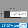 Etiqueta de Almacén Etiqueta Magnética para Estantería Tarjeta de Material Clip para Etiqueta Etiqueta Magnética Imán Fuerte Etiqueta de Señalización para Almacenamiento