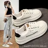 Otoño 2026 Zapatos Blancos de Suela Gruesa Más Vendidos de Gama Alta para Mujer Estilo Nuevo Súper Populares Versátiles Estudiante Deportivos Casuales Zapatos de Tabla