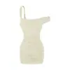 26159-Falda Sexy de Espalda Descubierta para Cadera Estilo Europeo y Americano para Mujer Nueva Primavera y Verano Ajuste Delgado Adelgazante Vestido de Tirantes