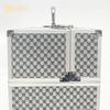 Caja de almacenamiento de aluminio portátil de fábrica para cosméticos, kit de arte para uñas de tatuaje, pestañas, caja para pedicura