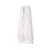 Estilo Old Money Rayas Seda de Hielo para Hombre Verano Delgado Moderno Holgado Caída Pierna Recta Pantalones Casuales para Hombre