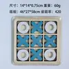 Juego de mesa casual de tres piezas tic tac toe para niños, tablero de batalla, venta al por mayor, juguetes de madera para la iluminación y la enseñanza