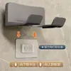 Soporte para secador de pelo sin perforaciones, estante colgante para secador de pelo de baño, estante de almacenamiento multifuncional para baño, estante para secador de pelo