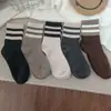 Meias Zhuji Outono e Inverno Meias Femininas de Cano Médio Estilo Japonês Meias Esportivas Brancas de Cano Médio Meias Descartáveis Atacado