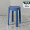 Cadeira de Jantar Versátil Estilo Creme Plástico Ciclone Simples e Inovador Forte e Durável Banqueta para Mesa de Jantar para Adultos na Sala de Jantar e Sala de Estar
