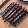 Palillos de Madera Hogar Madera Roja Sin Pintura Sin Cera Madera Sólida 10 Pares Paquete Hogar de Troncos Antideslizantes Alas de Pollo Resistentes a Altas Temperaturas Madera Cocina