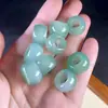 Anel de Corrida de Ágata Branca Natural Chalcedony Vermelho Pulseira DIY Pulseira de Contas de Buda Acessórios Anel Largo Acessórios de Contas com Furo Grande