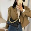 2021 Otoño e Invierno Nuevo Bolso Cruzado para Mujer Bandolera Hombro Mano Cadena Moda Casual Versátil Bolso Casual