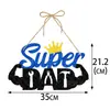 Decoración para Fiesta de Día del Padre Nueva Colgante de Puerta Fiesta de Cumpleaños de Papá Decoración Festiva para el Día del Padre Decoración Colgante