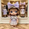 Solo ropa de muñeca 20cm muñeca articulada zsiga Gazi Jie muñeca bjd conjunto de top y falda franceses sombrero de paja