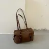 Nova Bolsa de Ombro Retro para Outono de 2026, Bolsa de Axila Feminina para o Dia a Dia, Bolsa Tote Boston Fashionável com Personalidade e Grande Capacidade