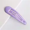 Presilhas de Cabelo Coloridas em Formato de Gota Estilo Coreano Cor Misturada Metal Tendência Coloridas Acessórios de Cabelo para Crianças Grampos de Cabelo Presilhas Laterais Presilhas BB