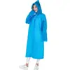 Impermeable no desechable al por mayor moda adulto con capucha impermeable para lluvia impermeable de punto turístico para kayak portátil engrosado