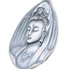 Cobre Blanco Sur Sin Gran Misericordia Colgante Bodhisattva Guanyin Latón Cabeza de Guanyin Etiqueta Colgante Llavero DIY