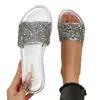 Promoção de Tamanhos Grandes~Sandálias Rasteirinhas Confortáveis de Uma Tira da Moda, Chinelos de Moda Essenciais para Uso Externo em Férias