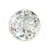 Bola de cristal de color cocido con grietas de hielo, bola de vidrio sólido para fuente de rocalla, accesorio de manualidades para bonsái de flujo de agua agrietado