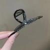 Nuevo Clip de Agarre de Espigas de Trigo para Mujer Grande para Parte Trasera de la Cabeza Agarre para el Cabello Pinza de Tiburón de Alta Gama Horquilla Accesorios para el Cabello Venta al por Mayor