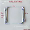 Soporte en forma de U para mesa plegable, patas ajustables de cuatro patas, accesorios duraderos y universales para patas de mesa plegable