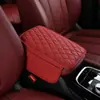 Bolsillo de Almacenamiento Fino Universal Mejorado Funda Protectora para Caja de Reposabrazos de Automóviles, Almohadilla Elevadora Central, Protección de Caja de Reposabrazos Estilo Puf