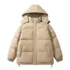 2026 Nuevo Lanzamiento Chaqueta Casual de Algodón para Hombre Moda Tendencia Holgada Tallas Grandes Bloque de Color con Capucha Abrigo de Algodón Ropa de Abrigo para Hombre