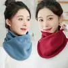 Bufanda Protección Cuello Manga para Cuello A prueba de Frío Mujeres Cálida Otoño e Invierno Cuello Chal para Hombres A prueba de Viento Ciclismo Engrosado Forrado de Felpa Moda
