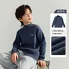 Ropa Infantil Suéter de Cuello Alto Medio para Niños 2026 Otoño e Invierno Nuevo Estilo Niños Grandes Suéter de Punto Cálido Ropa de Invierno para Niños Tendencia
