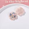 Diseño creativo dulce de nicho con parche de Trébol de diamante DIY funda para teléfono accesorios para el cabello horquilla Accesorios Venta al por mayor