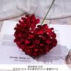 Flores Artificiales 135 Piezas Hortensia Arreglo de Flores Falsas Decoración de Pasillo de Boda Flores de Seda Artificiales Sensación de Lujo para Boda